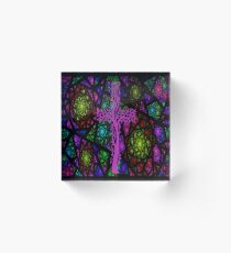 Enchanting Cross Acrylic Block