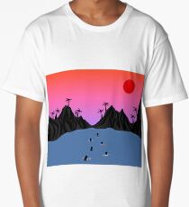 Sunset Fury Long T-Shirt