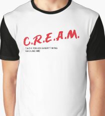 CREAM Cash regiert alles um mich herum Grafik T-Shirt