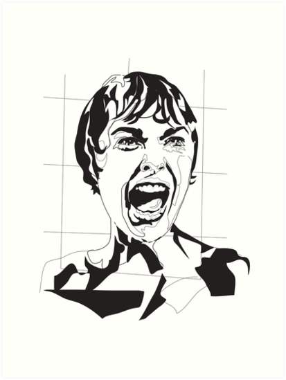 "Psycho " Art Print by missmisandry | Redbubble