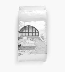 Le matin paresseux / Lazy morning Duvet Cover