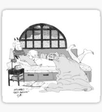 Le matin paresseux / Lazy morning Sticker