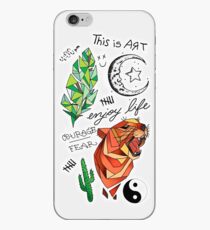 Vinilo o funda para iPhone Kian Lawley tatuajes caja del teléfono