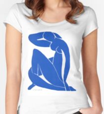 MATISSE BLUE NUDE II Fitted Scoop T-Shirt