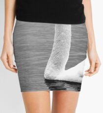 Swan at the lake Mini Skirt