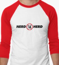Chuck Nerd Herd Men's Baseball ¾ T-Shirt