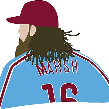 Harper Powder Blue Jersey Sticker for Sale by goosegraphics