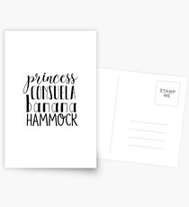 princess consuela banana hammock. Postcards