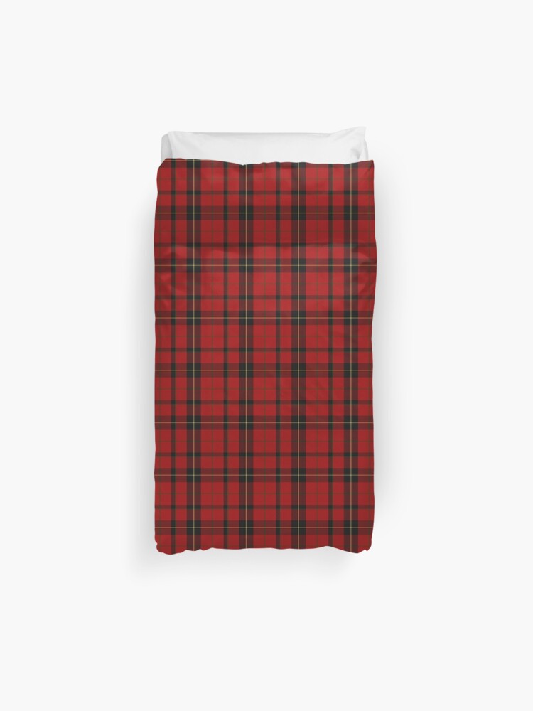 Red Black And Yellow Clan Scottish Tartan Flannel Plaid