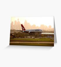 Qantas Airbus A380 Carte de vœux