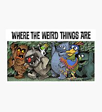 Where the Weird Things Are Photographic Print
