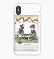 Vintage Football Blue Team Pundits iPhone Case/Skin