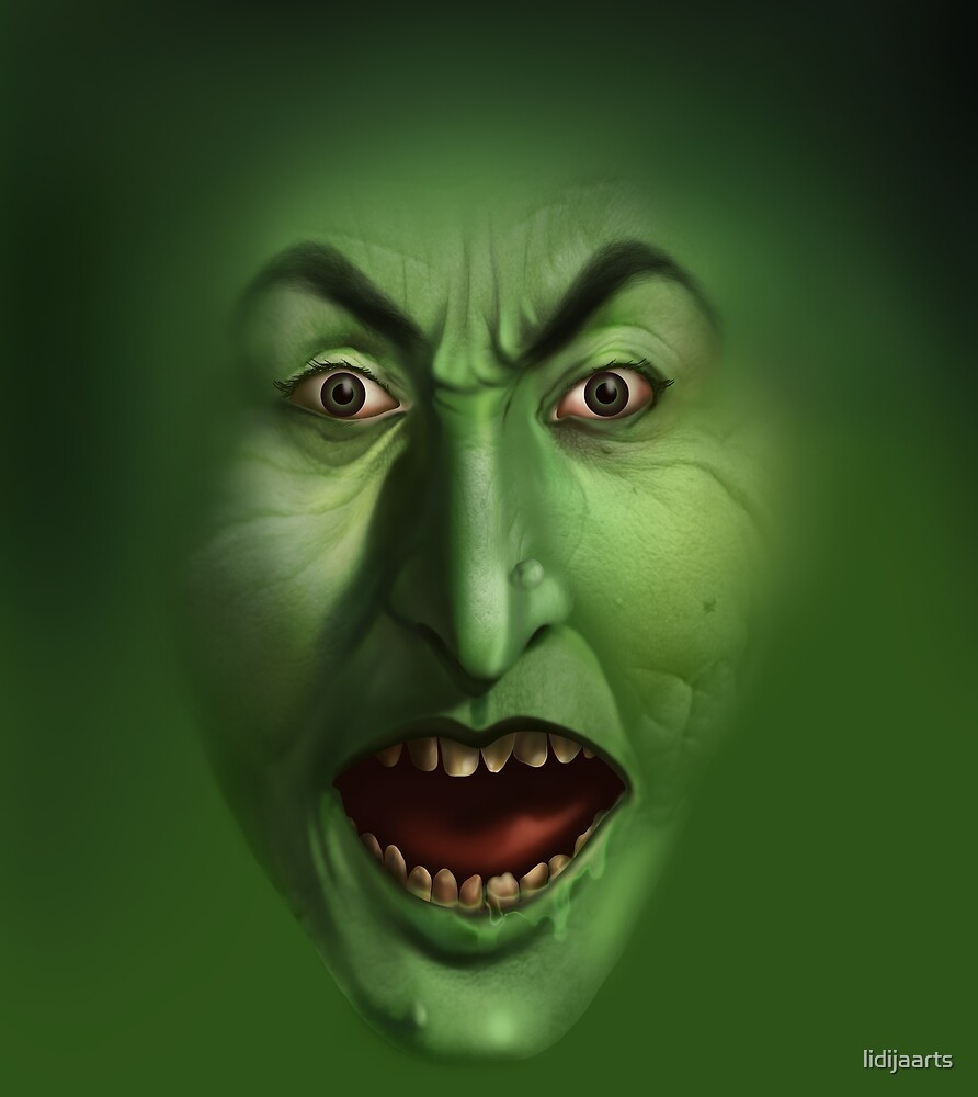 green face witch wizard of oz