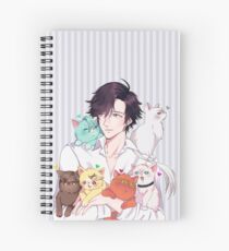 Cuaderno de espiral gato papá jumin