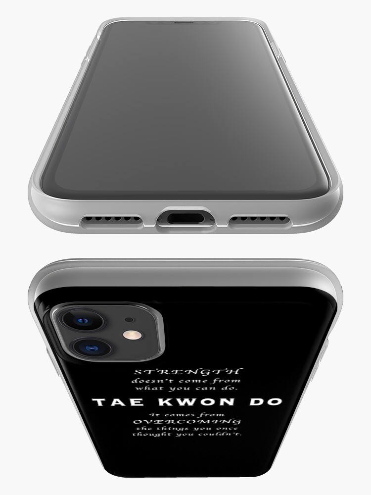 Vista alternativa de Funda y vinilo para iPhone Cita Inspirada de Tae Kwon Do