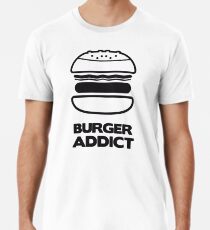 BURGER SÜCHTIGER Männer Premium T-Shirts