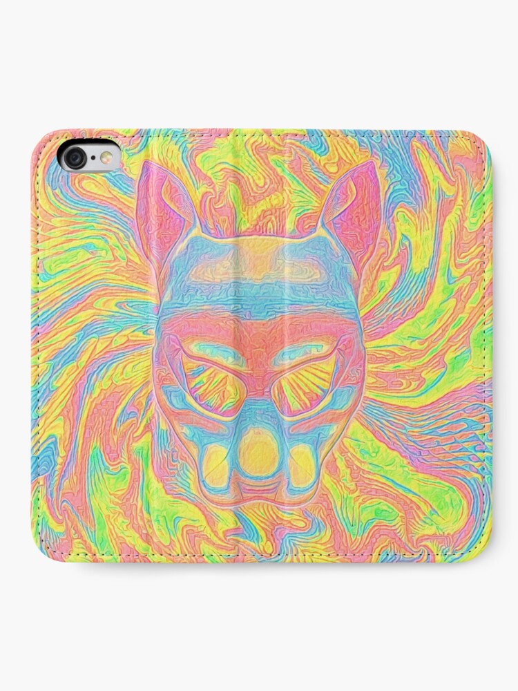 Alternate view of Abstract Mask iPhone Wallet