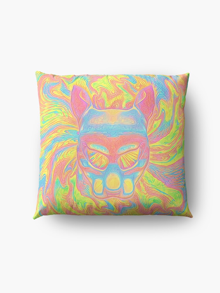 Alternate view of Abstract Mask Floor Pillow