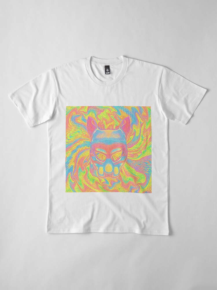 Alternate view of Abstract Mask Premium T-Shirt