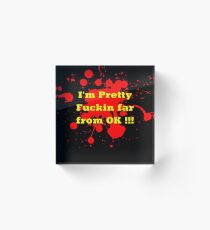 Pulp Fiction Acrylic Block