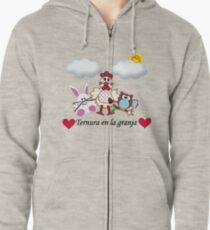 animales Zipped Hoodie