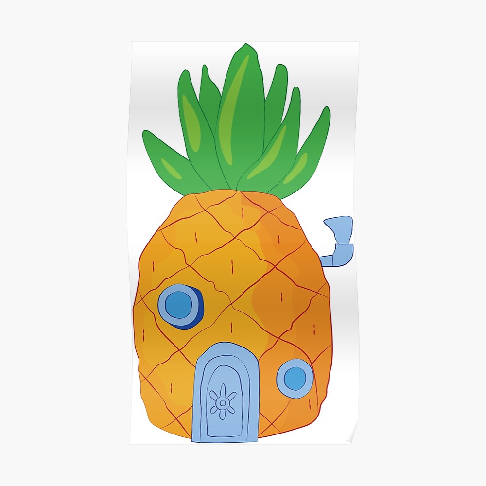 "Spongebob Pineapple" Poster by srucci Redbubble