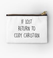 Bolso de mano if lost return to cody christian