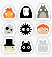 ghibli character icon sticker pack Sticker