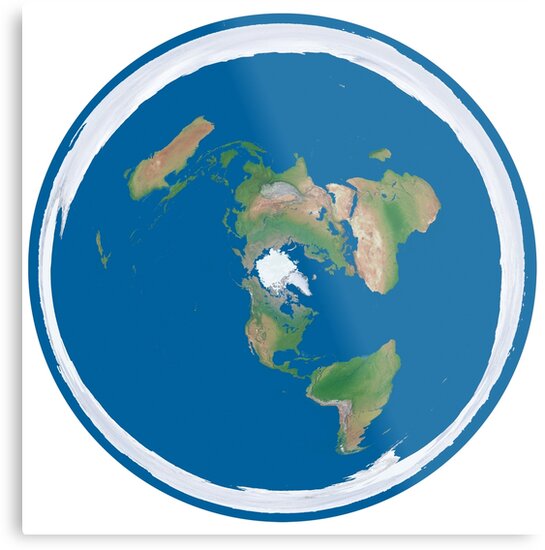 flat earth map hd