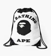 A BATHING APE BAPE STYLE case and more Drawstring Bag