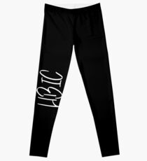 Legging HBIC w / crown-- Blanco