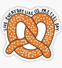 Pretzel Day Sticker