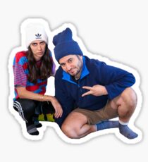 Ethan and Hila Sticker