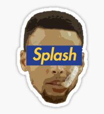 Splash 1 (white) Sticker