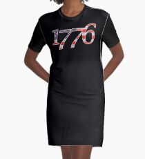 1776 LC004 Graphic T-Shirt Dress