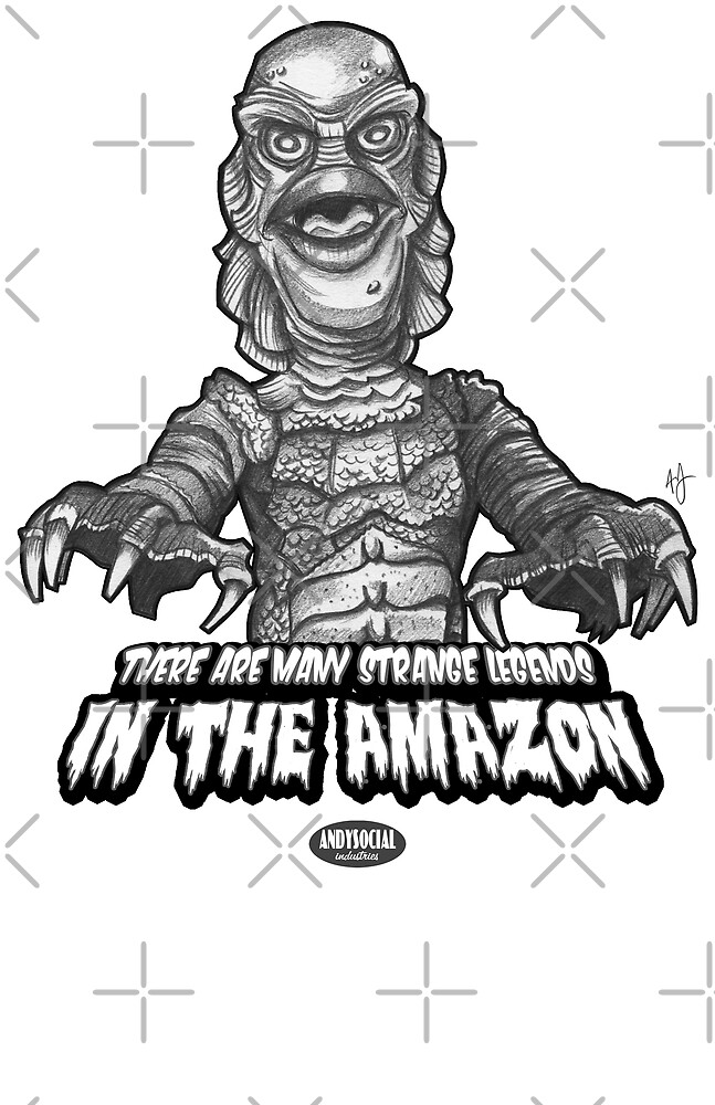 "The Gillman" by andysocial Redbubble