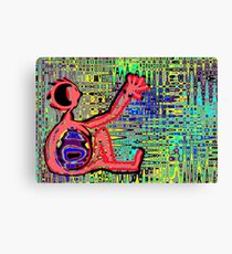 Sitting there Canvas Print