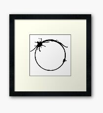 Heptapod B (Translation: "HUMAN") Framed Print