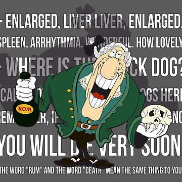 Dr. Livesey - text version Art Board Print for Sale by PigForday