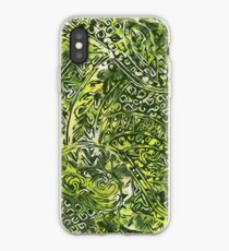 Hawaiian Green Ancient Pattern iPhone Case