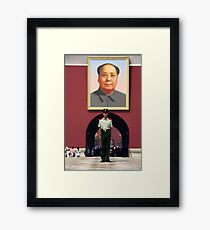 Mao portrait - China Framed Print