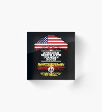 Gift For Ugandan American Grown With Ugandan Roots Uganda T-Shirt Sweater Hoodie Iphone Samsung Phone Case Coffee Mug Tablet Case Gift Acrylic Block