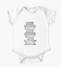 Collected Works of Jane Austen Short Sleeve Baby One-Piece