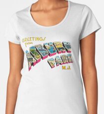 Greetings from Asbury Park, New Jersey 0a Women's Premium T-Shirt