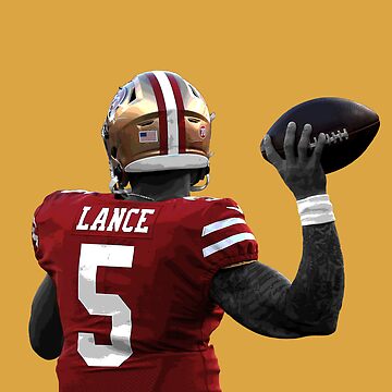 New Trey Lance #5 San Francisco 49ers Game Men's Jersey White NWT Free  Shipping