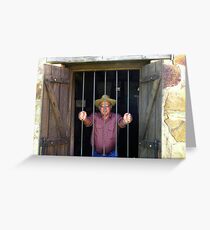 I'll be Safe in Here! Greeting Card