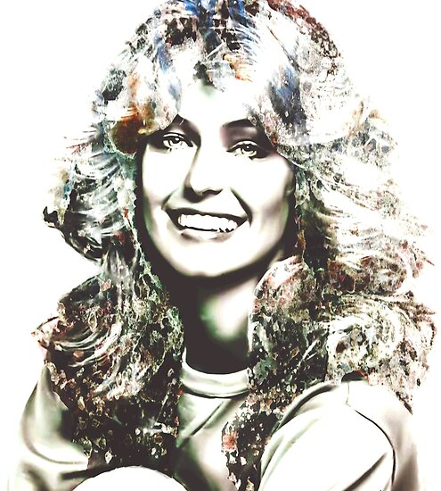 "Farrah Fawcett Golden" Poster by TinaMancusi | Redbubble