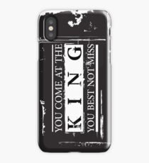 "You Come at the King, You Best Not Miss" - The Wire (Dark) iPhone Case/Skin