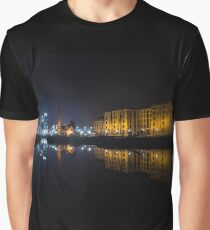 Canning Dock At Night Graphic T-Shirt