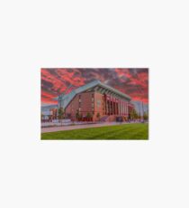 Red Sky Over Anfield Art Board